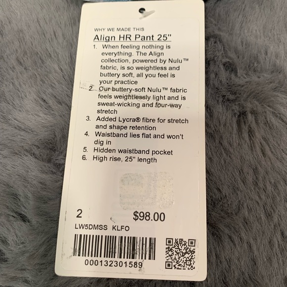 Lululemon align hr pant 25” - Picture 4 of 8